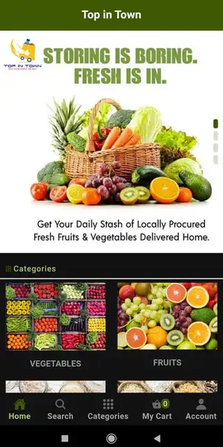 Top in Town Online grocery delivery in Guwahati